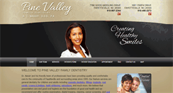 Desktop Screenshot of pinevalleyfamilydentistry.com