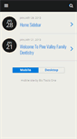 Mobile Screenshot of pinevalleyfamilydentistry.com