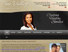 Tablet Screenshot of pinevalleyfamilydentistry.com